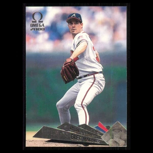 Greg Maddux #15 2000 Pacific Omega Atlanta Braves Baseball Card MLB NM - Picture 1 of 3