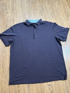 Camisa Polo Lululemon Para Hombre XXL Azul Marino Evolution Performance Golf Elastizada - Imagen 1 de 7