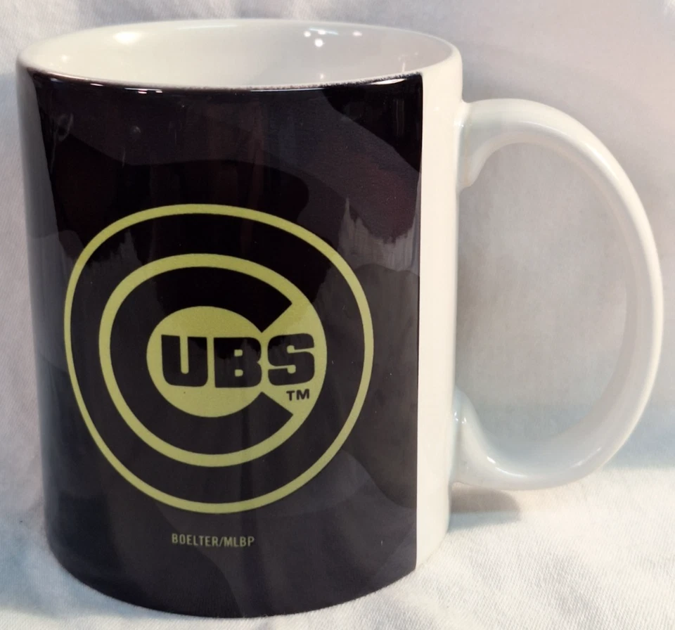 Taza Oficial MLB Chicago Cubs por Boelter Brands - Variante Única Logo Tono Verde Foto 1 de 4