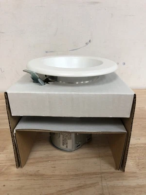 Designers Fountain EV407947WH35 Easy-Up 4" LED Recessed Fixture, IC Rated, White - Image 1 of 3