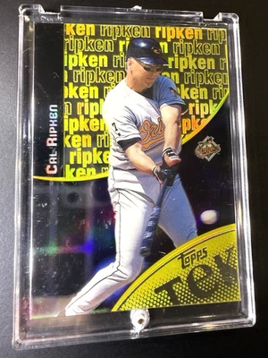 2000 Topps Tek ЗОЛОТОЙ/ЖЕЛТЫЙ Параллельный Cal Ripken Jr. #5-18 ~ Orioles ** Супер Редкий - Изображение 1 из 4