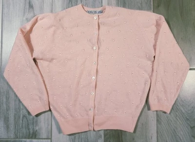 Vtg Original Ballantyne of Peebles Pure Cashmere Floral Embedded Sweater XS/S - Image 1 of 4