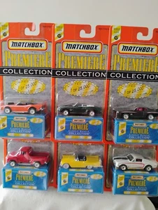 1998 Vintage Matchbox Premiere Series #17 6 Car Set Classic Muscle 1/25,000 Each - Picture 1 of 20