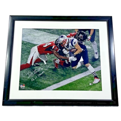Danny Amendola Super Bowl LI Champs Autografiado 16 x 20 Foto Enmarcada Fanáticos Foto 1 de 4