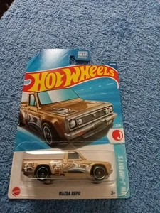 HOT WHEELS TAN MAZDA REPU 47/250 HW J-IMPORTS 2/5 DIECAST TOY TRUCK - Picture 1 of 6