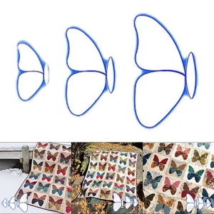Butterfly Templates Baby Quilt Butterfly Quilt Cushion Pillow Quilt Brand New - Picture 1 of 15