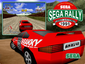 EXTREMELY RARE!!! SEGA RALLY PRO DRIVEIN' on MODEL 2A CRX stack PCB... working!