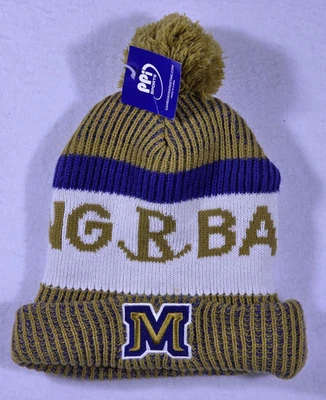 Шляпа-качалка бар с вышивкой «M» сделано Ppi Sport желтовато-коричневый синий белый - Изображение 1 из 4