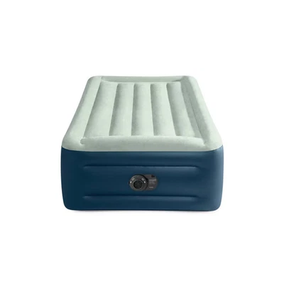 Colchón de aire doble con reposapiés de almohada Intex Elevated de 18" con bomba interna - Foto 1 de 4