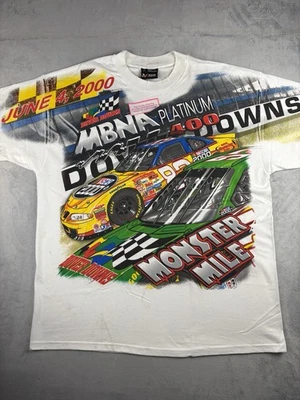 intage 2000 NASCAR Dover Downs MBNA Platinum 400 All Over Print T-Shirt XL - Image 1 of 4
