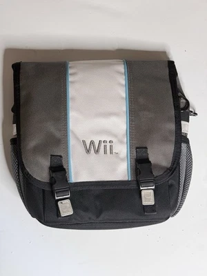 Funda Bolsa Mensajero Nintendo Wii Licencia Oficial - Gris Blanco y Azul NW180 Foto 1 de 4