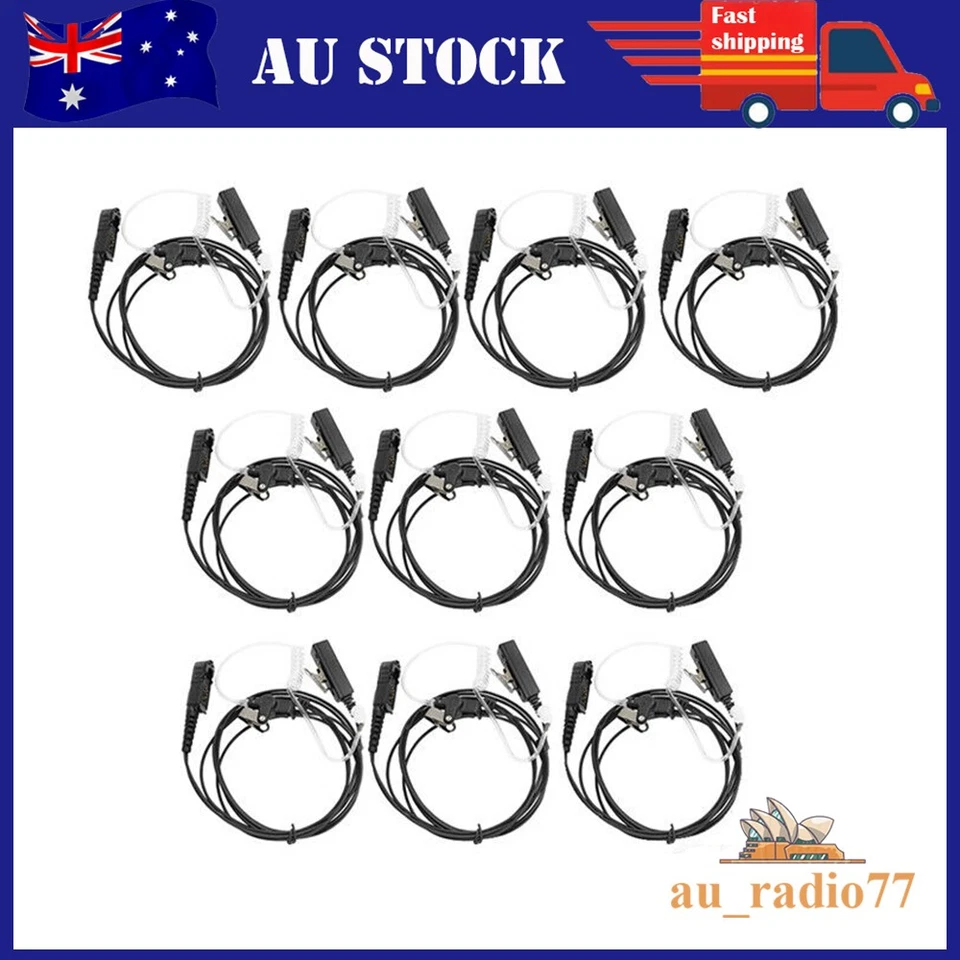 10x Earpiece Headset Mic PTT for ​XPR3300 XPR3500 DP2400 DP2600 DP2600e Radio - Image 1 of 4