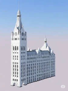 Milwaukee City Hall 12 Inches - Picture 1 of 1