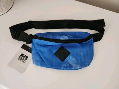 Riñonera para hombre REEF azul océano correa ajustable cremallera logotipo Foto 1 de 4