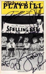 The 25th Annual Putnam County Spelling Bee Signed Cast Playbill - Picture 1 of 2