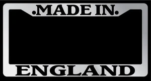 Chrome License Plate Frame Made in England Auto Accessory 1245 - Picture 1 of 1