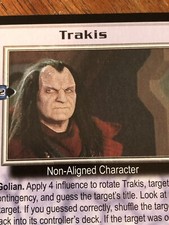 TRAKIS SEVERED DREAMS BABYLON 5 CCG RARE CARD NEAR MINT NEVER PLAYED WITH