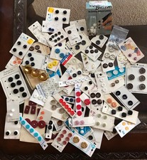 LOT of Vtg Buttons on Original New Old Stock