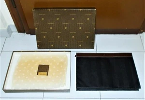 Cartella porta documenti NAZARENO GABRIELLI Vintage 49 A TWEED 72 pelle Porta  - Picture 1 of 3