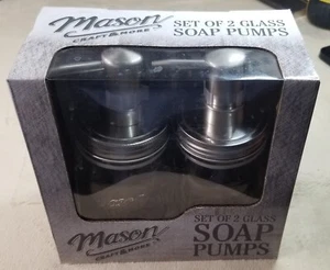 Mason Craft & More Mason Jar 16 oz Soap Dispenser Pump New - Picture 1 of 3