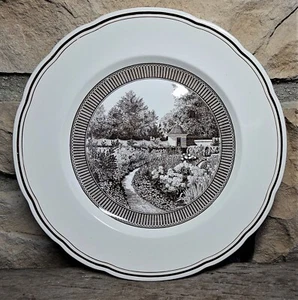 Mount Vernon VA Garden Club of America Through The Ages 1938 Wedgwood Plate - Picture 1 of 4