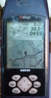 Garmin eMap Working Portable Handheld 12 Parallel Channel GPS/Hiking/geocaching - Image 1 of 4