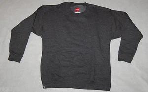 Boys SWEATSHIRT Hanes Solid CHARCOAL GRAY M 8 - Picture 1 of 1