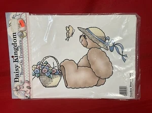 Daisy Kingdom 1990 transferencia de hierro oso de jardín #6400 - Imagen 1 de 2