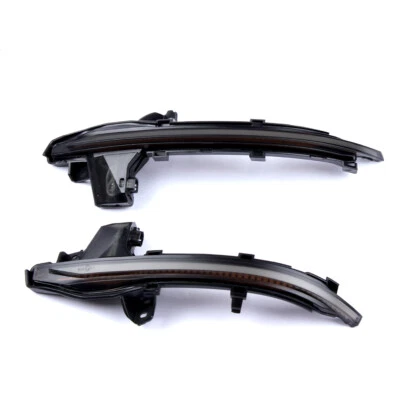 Par de luces de giro LED secuenciales de espejo lateral para Audi A6 A7 A8 C8 2019-25 Foto 1 de 4