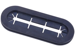 Phobya Kabel Gummidurchführung oval - schwarz - Afbeelding 1 van 3