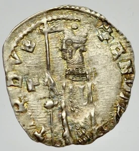 VENEZIA - ANDREA CONTARINI 1368-1382 -AG/ SOLDINO - Picture 1 of 2