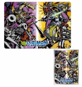 Juego de cartas Digimon (TCG) - Alfombra de juego PB02 + 60 fundas / BanDai Carddass Tamer Gods - Imagen 1 de 3