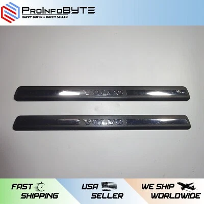 99-18 Volvo S60 S80 V60 V70 XC70 XC90 Juego de molduras de placa de umbral de puerta delantera OEM Foto 1 de 4