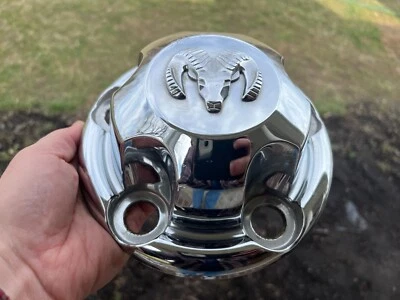 TAPA CENTRAL RUEDA DODGE RAM 1500 OEM ACABADO CROMADO 52038267 1994-2002 Foto 1 de 3