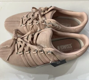 K-Swiss men's Classic Sneaker 11.5 ortholite VN Suede peach NWT - Picture 1 of 6