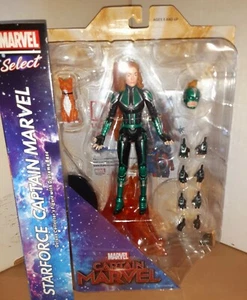 STARFORCE CAPTAIN MARVEL MARVEL SELECT ACTION FIGURE - 2019 - Picture 1 of 2
