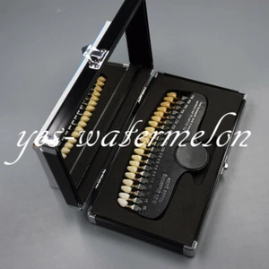 1 Kit Dental Teeth Whitening Shade Guide Tooth 20 Colors With Mirror 3D - Picture 1 of 9