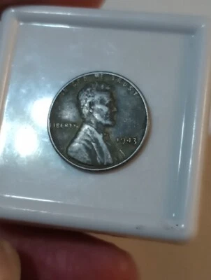 1943 P. MINT LINCOLN STEEL WHEAT PENNY - Image 1 of 2