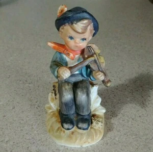 LIQUIDACIÓN - De colección pintado a mano Arnart 5th Ave #1537 niño con violín/violín - Imagen 1 de 5