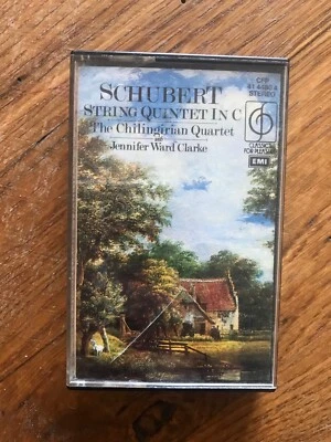 Schubert String Quintet in C Chilingirian Quartet Jennifer Ward Clarke Cassette - Image 1 of 4