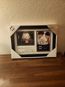 Baby First Photo Frame Ultrasound Picture Sonogram Baby Shower Newborn Gift - Picture 1 of 4