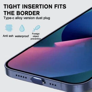 Anti Dust Plug for iphone 15 Series Charge Port Plug Stopper Protection J7D S3Z3 - Zdjęcie 1 z 15
