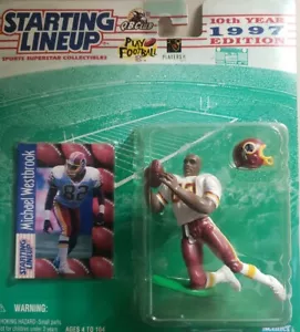 Neu 1997 Michael Westbrook Redskins Starting Lineup NFL SLU Kenner Hasbro versiegelt - Bild 1 von 4
