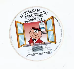 Snam La sicurezza del gas STICKER ADESIVO NEW ORIGINAL Ø cm. 10 - Imagen 1 de 2