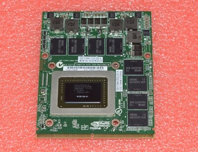 HP NVIDIA QUADRO 4000M 2GB  LAPTOP GRAPHICS VIDEO CARD DR11K HGXY3 N12E-Q3-A1 - Image 1 of 3