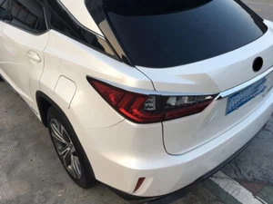 For 2016-19 Lexus RX350 RX450h Matte Silver Rear Tail Light Trims Cover Moulding - Picture 1 of 4