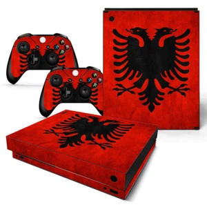 Juego de pegatinas de lámina protectora XBOX ONE X Skin Design Foils - motivo Albania  - Imagen 1 de 1