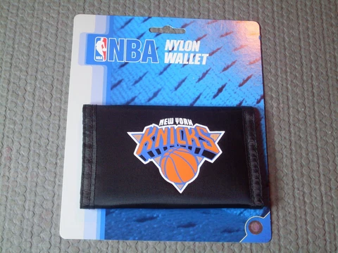 NBA New York Knicks Printed Tri-Fold Nylon Wallet by Rico Industries Cover