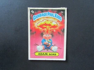 1985 Topps Garbage Pail Kids 1st Series 1 Glossy Card #8a Adam Bomb *Low Grade* - Bild 1 von 8