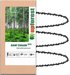 20" Motorsägenkette 3 Stück 0,063"-.325" - 81 DL Stihl MS 260, MS 270, MS 271 - Bild 1 von 9